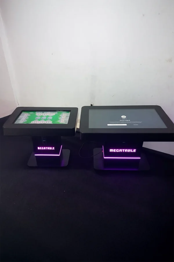Borne interactive de jeux Megatable – Écran tactile interactif pour divertissement, digitactile maroc