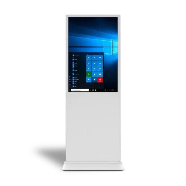 Totem tactile 55 pouces Windows au Maroc pour affichage interactif professionnel.